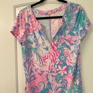 Lilly v neck shift Sophietta dress Viva La Lilly size L